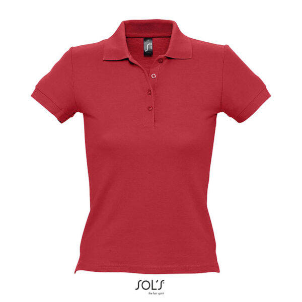 PEOPLE dames polo 210g