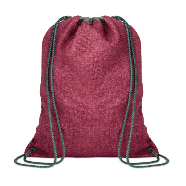 1200D heathered drawstring bag