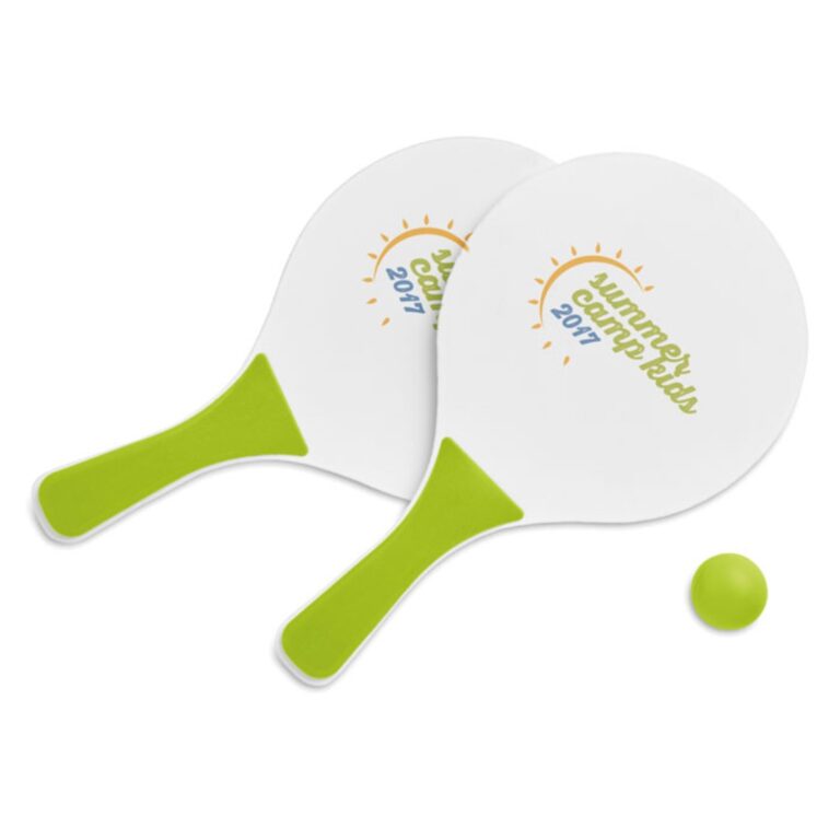 Beach gadget with logo tennis set MINI MATCH