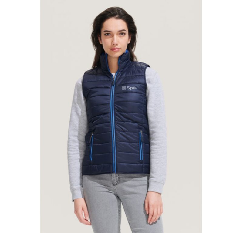 Bodywarmer with logo Wave woman