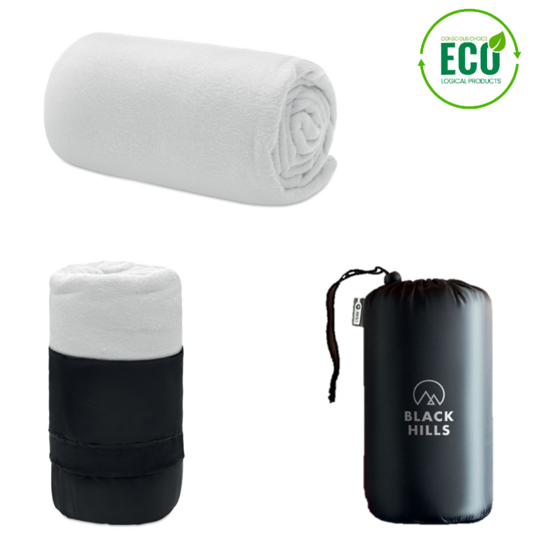 Gadget with logo Fleece blanket MUSALA RPET