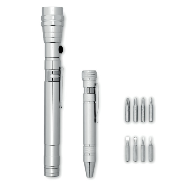 Gadget with logo Tool set STRECH-TORCH SET