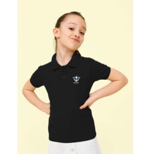 Polo shirt with logo Perfect Kids Polo shirt with logo and 1x1 ribbed collar and cuffs, taped neck seam. 2 Tone-on-tone buttons, side seam. OEKO-TEX.  Fabric details: 180g/m² 100% combed ring spun cotton.  Sizes - 4 yrs: 96-104cm (L), 6 yrs: 106-116cm (XL), 8 yrs: 118-128cm (XXL), 10 yrs: 130-140cm (3XL), 12 yrs: 142-152cm (4XL) Depending on the surface we can use embroidery, engraving, 360° imprint or screen print.
