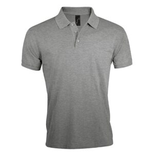 Polo shirt with logo Prime Men Polo shirt with logo and reinforced shoulder seams. Excellent quality and fit. Large number of colors and sizes available. Provides excellent decoration results. Suitable for both promotional and work wear. Rib 1x1 in collar and cuffs, banded neck seam, 3 tone-on-tone buttons, side seam, spare button on the inside. Fabric details: Pique 200g/m² 65% polyester - 35% ring spun cotton. Depending on the surface we can use embroidery, engraving, 360° imprint or screen print.
