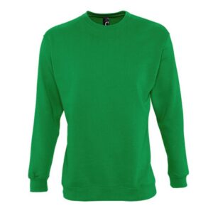 Sweater with logo New Supreme Sweater with logo unisex sizes, reinforced neck seam and collar and elastic cuffs. Fabric details: 280g/m²,with brushed insides, 50% cotton - 50% polyester. OEKO-TEX. (available in child's model S13240). Only sold with print Depending on the surface we can use embroidery, engraving, 360° imprint or screen print.