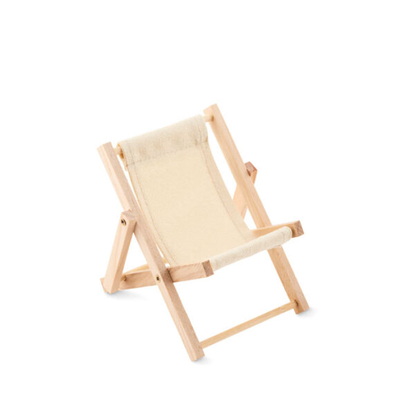 Deckchair-shaped phone stand