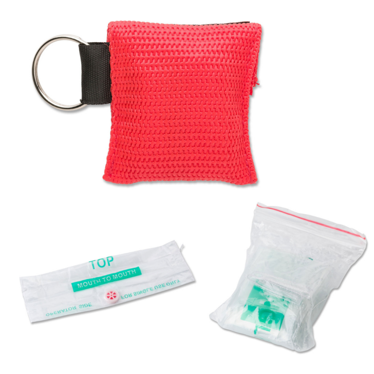 Key ring with logo CPR mask