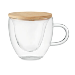 Dubbelwandige borosilicaat mok