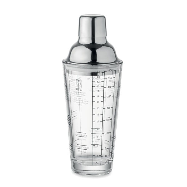 Glass cocktail shaker 400 ml