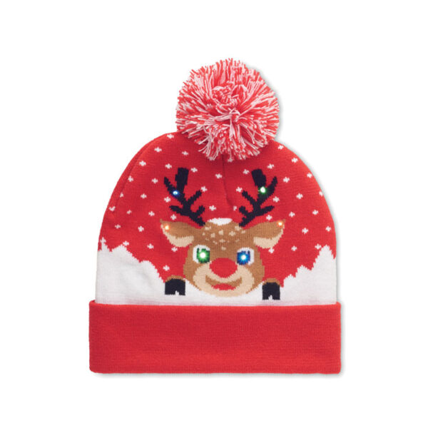 Christmas knitted beanie LED