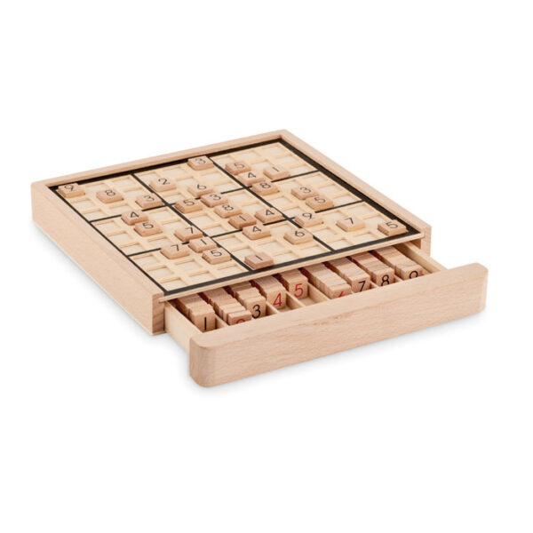 Houten sudoku bordspel