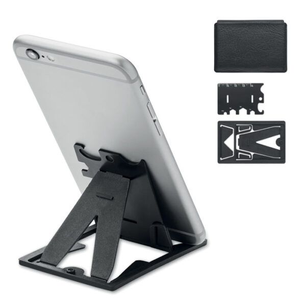 Multi-tool pocket phone stand