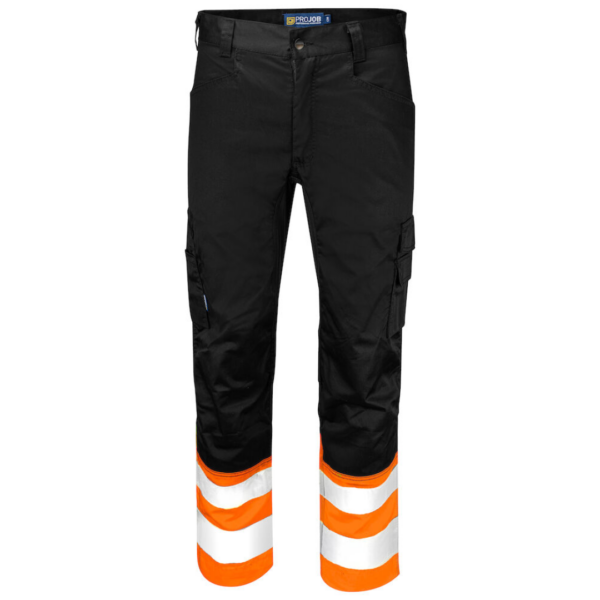 Projob Trousers with logo Trousers with great flexibility. Stretch insert in the crotch. Back pockets with flap and velcro closure Reinforced ruler pocket and spacious pockets for tools and knife button. D-ring for badge holder. Available color: Orange/ Black, Yellow/ Black, Yellow/ Navy Material 1: 65% polyester, 35% cotton - 245 g/m2 Material 2: 80% polyester, 20% cotton Material 3: 90% polyamide, 10% elastane Magnus Business Gifts is your partner for merchandising, gadgets or unique business gifts since 1967. Certified with Ecovadis gold!