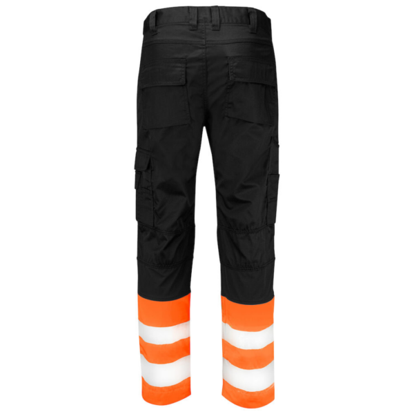 Projob Trousers with logo Trousers with great flexibility. Stretch insert in the crotch. Back pockets with flap and velcro closure Reinforced ruler pocket and spacious pockets for tools and knife button. D-ring for badge holder. Available color: Orange/ Black, Yellow/ Black, Yellow/ Navy Material 1: 65% polyester, 35% cotton - 245 g/m2 Material 2: 80% polyester, 20% cotton Material 3: 90% polyamide, 10% elastane Magnus Business Gifts is your partner for merchandising, gadgets or unique business gifts since 1967. Certified with Ecovadis gold!