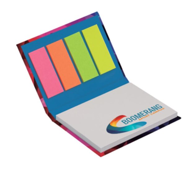 Customizable Sticky Notes with Markers Elevate your note-taking experience with our range of custom-made sticky notes accompanied by markers, available in both hard and soft cover options. Crafted with sustainability in mind, our products are printed in full-color and offer Eco-friendly choices such as recycled paper or grass paper, ensuring you can take notes with peace of mind. Hard cover or Soft cover. REQUEST A FREE QUOTE The easiest way to kick off your design process is to request a quote. In your request, you can share your idea, your deadline, and send us images of your character. MOQ required. Magnus Business Gifts is your partner for merchandising, gadgets or unique business gifts since 1967. Certified with Ecovadis gold!