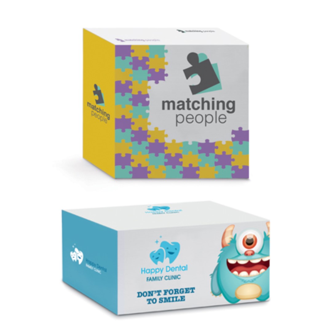 Full-Color Printed Paper Cubes Make a lasting impression with our custom-made paper cubes, meticulously designed to showcase your brand in vibrant detail. Whether you're looking to promote your business, event, or organization, these personalized paper cubes are the perfect canvas for your logo or artwork. Each paper cube is crafted with precision and attention to detail, ensuring a high-quality product that reflects the professionalism of your brand. With full-color printing capabilities, your logo will come to life in vivid detail, leaving a lasting impression on clients, customers, and colleagues alike. REQUEST A FREE QUOTE The easiest way to kick off your design process is to request a quote. In your request, you can share your idea, your deadline, and send us images of your character. MOQ required. Magnus Business Gifts is your partner for merchandising, gadgets or unique business gifts since 1967. Certified with Ecovadis gold!