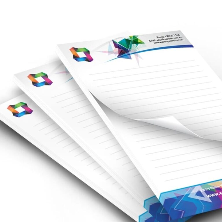 Writing pads with watermark