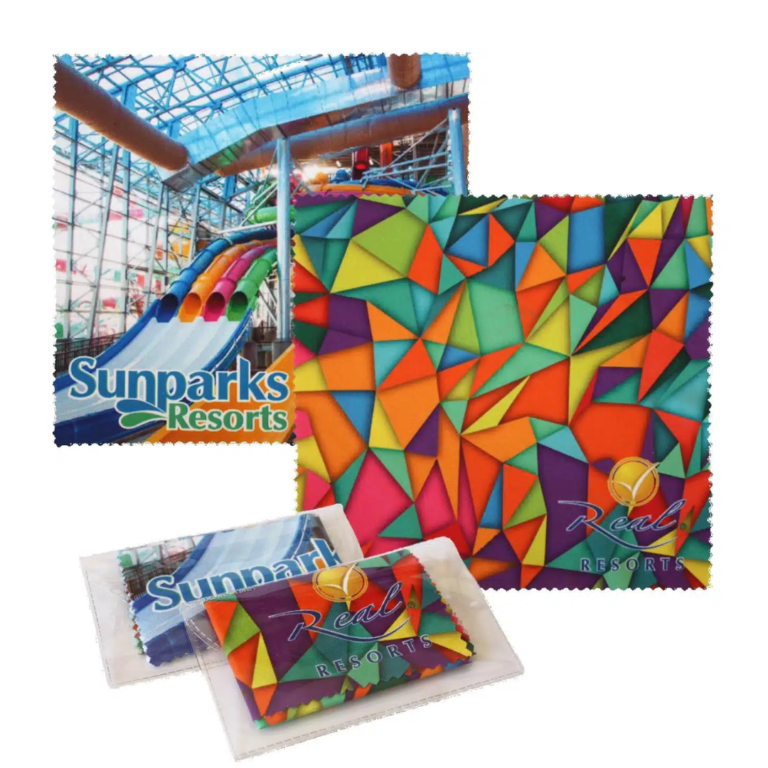 Full colour microfiber cleaning cloth (17x18cm)